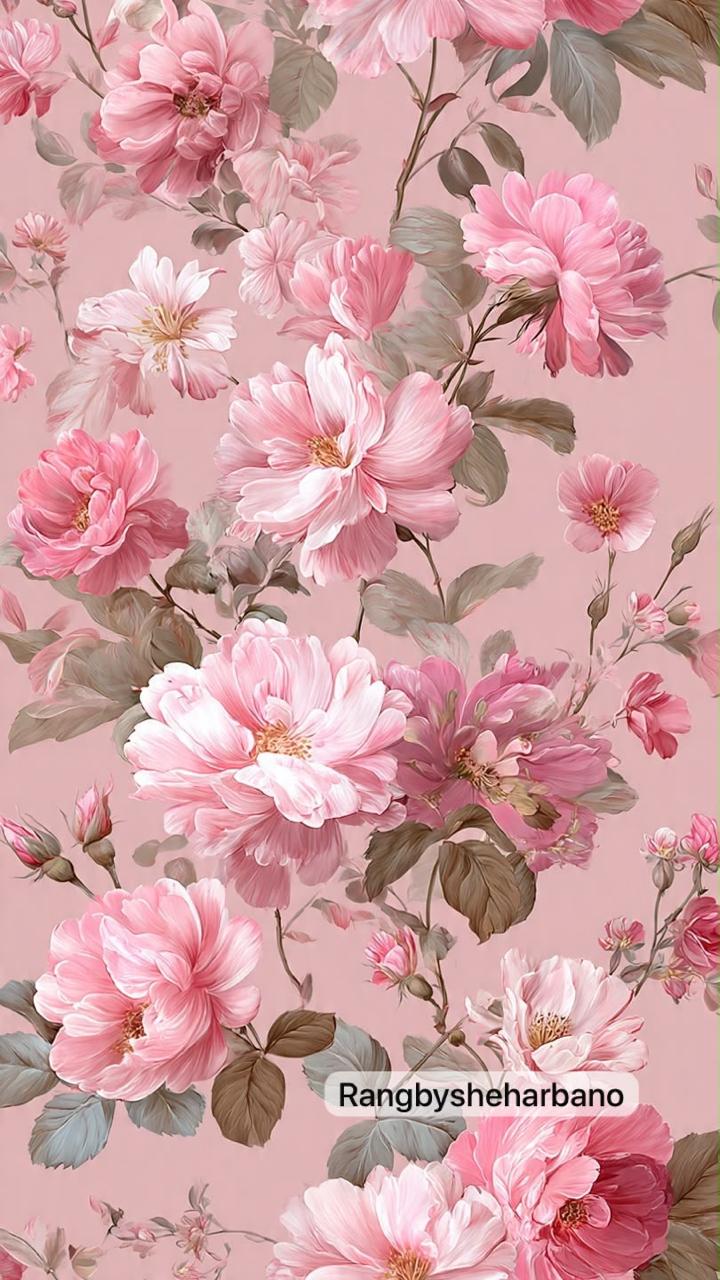 Rice Paper-Floral Design