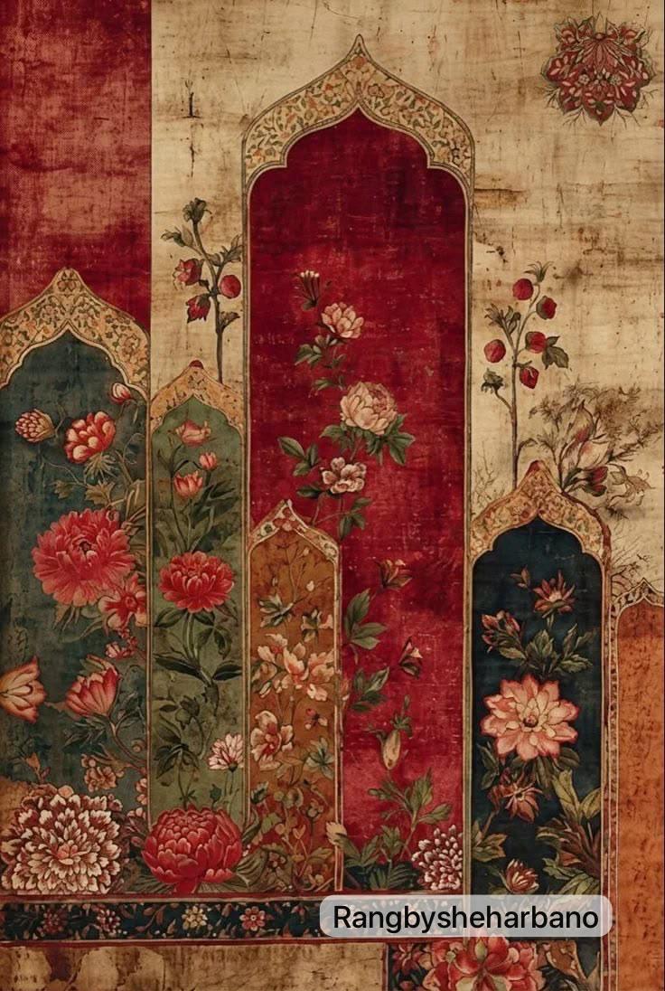 Rice Paper-Mughal Arch Design