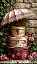 Rice Paper-Umberella Suitcases Design