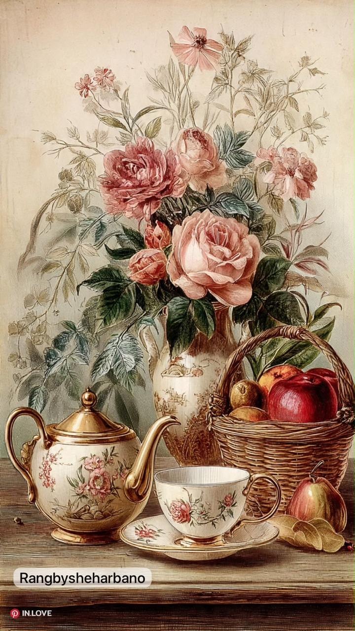 Rice Paper-Tea set Design
