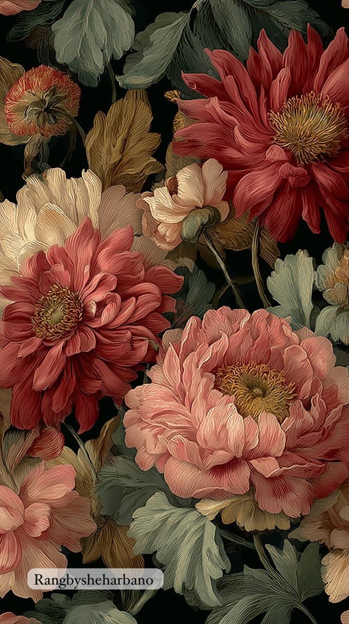 Rice Paper-Floral  Design