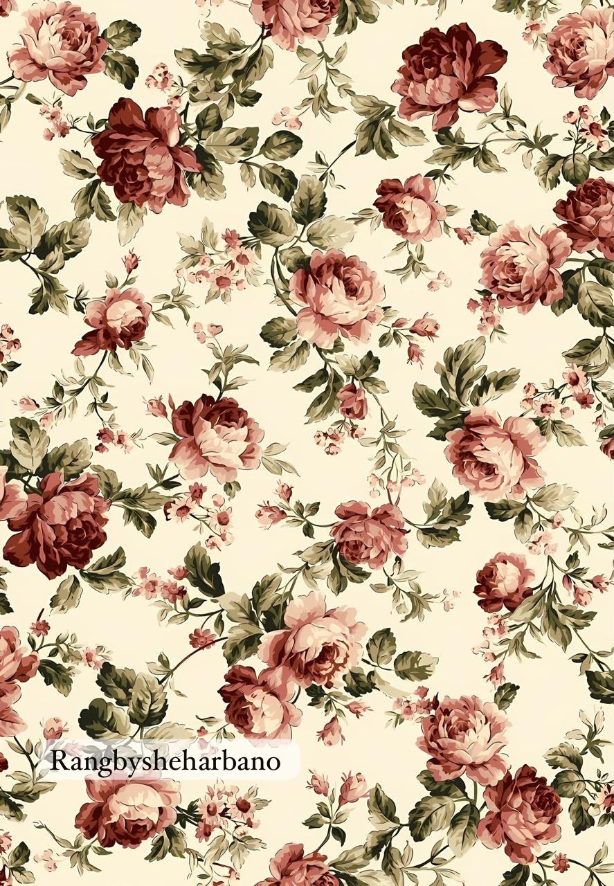 Rice Paper-Floral Design