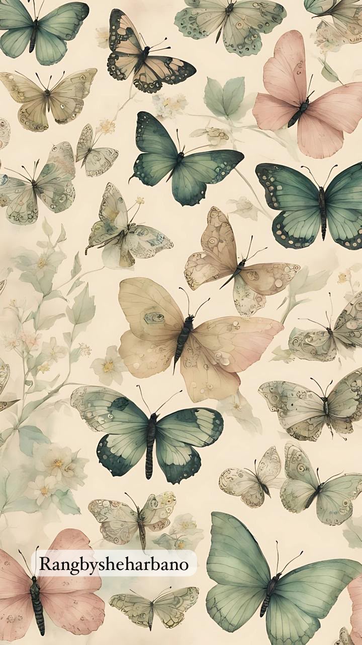 Rice Paper-Butterfly Design